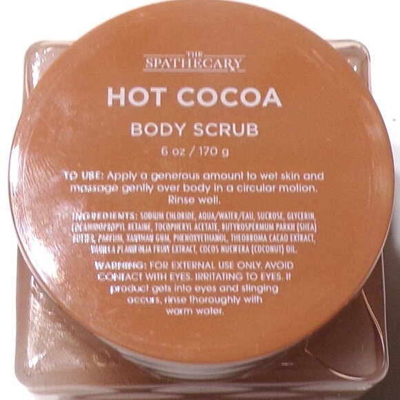 The Spathecary Hot Cocoa Body Scrub 6oz (Set of 2) - Picture 2 of 3